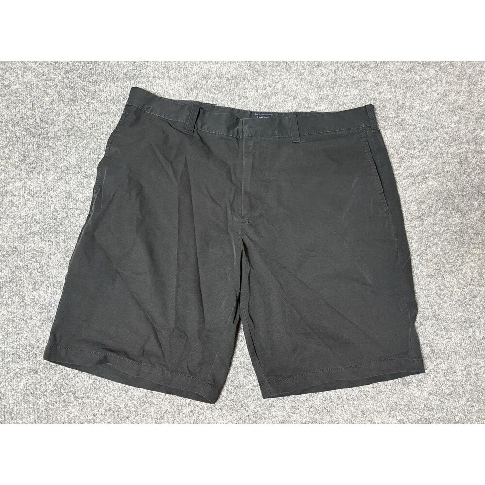J.CREW Chino Shorts Mens 34 Black Lightweight Microfiber 9" Inseam Casual Summer